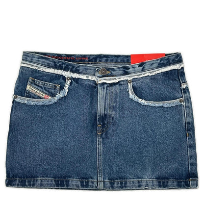 DIESEL ディーゼル ブルー DE-RON デニム ショートスカート スカート