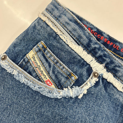 DIESEL ディーゼル ブルー DE-RON デニム ショートスカート スカート