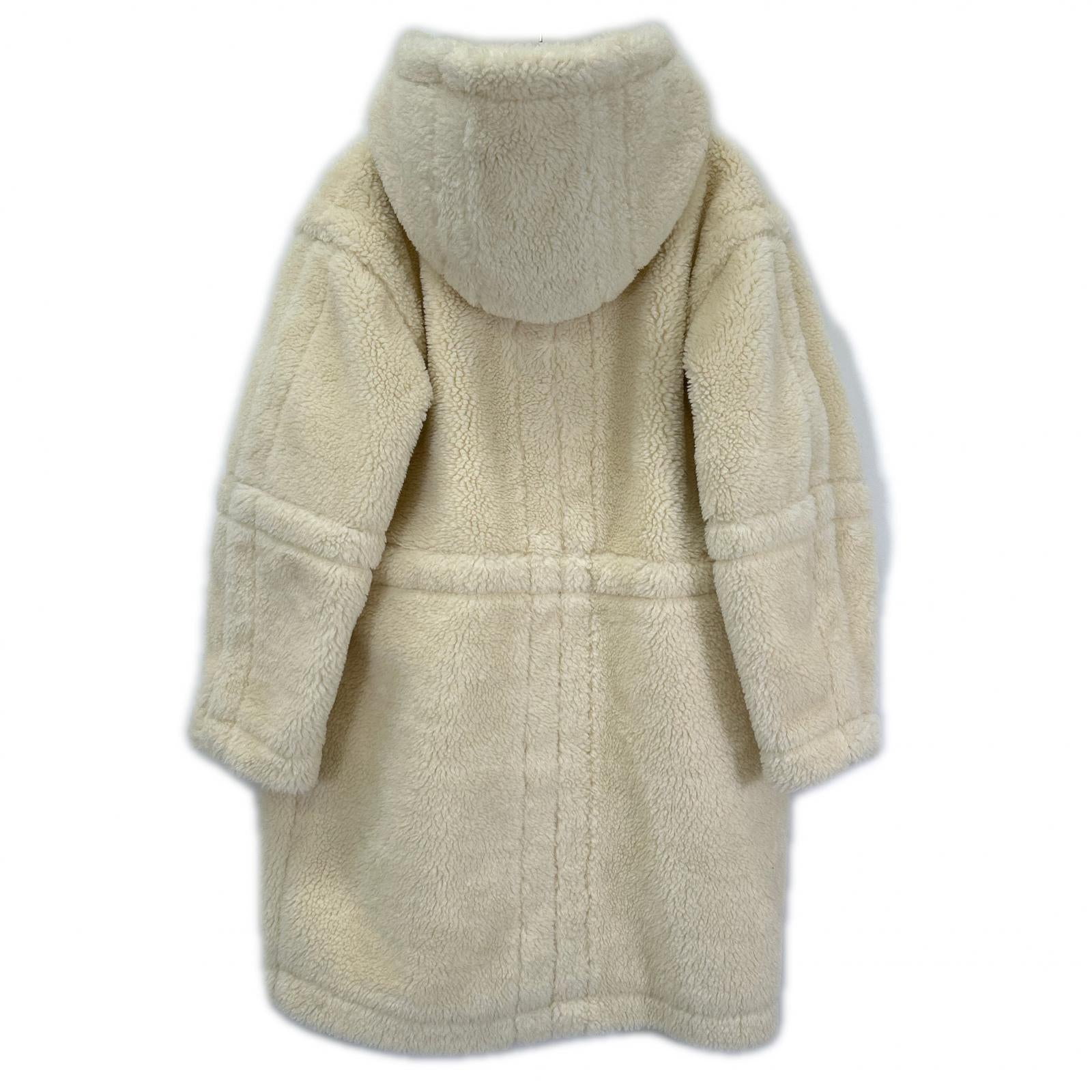 sea NEW YORK シーニューヨーク AW19-113 アイボリー フーディ ボアコート コート