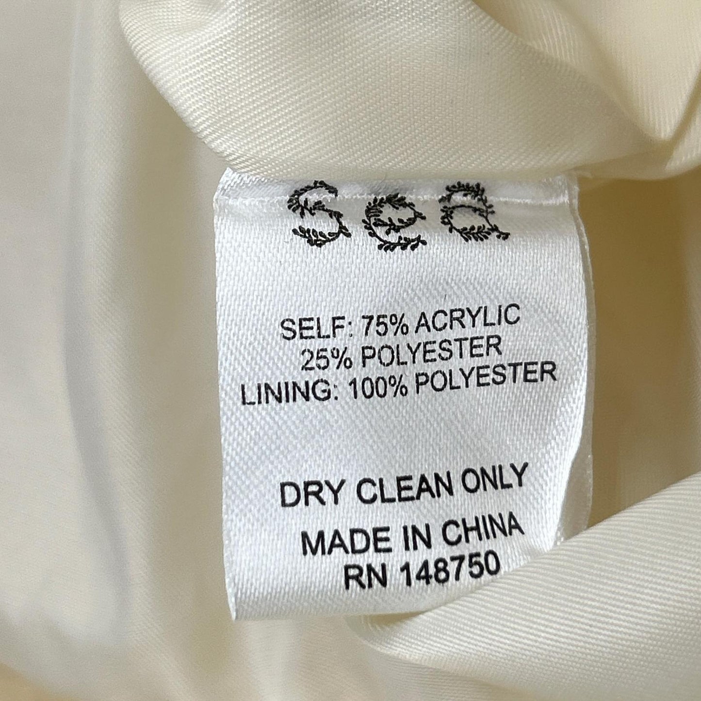 sea NEW YORK シーニューヨーク AW19-113 アイボリー フーディ ボアコート コート