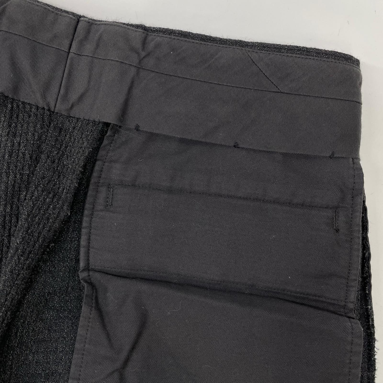 COMMEdesGARCONS HOMME コムデギャルソンオム 97AW HJ-040055・HP-04007M ブラック 素材切り替え 田中オム テーラードジャケット パンツ セットアップ スーツ セットアップ