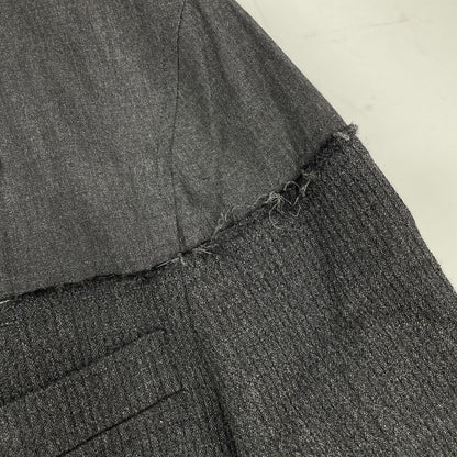 COMMEdesGARCONS HOMME コムデギャルソンオム 97AW HJ-040055・HP-04007M ブラック 素材切り替え 田中オム テーラードジャケット パンツ セットアップ スーツ セットアップ