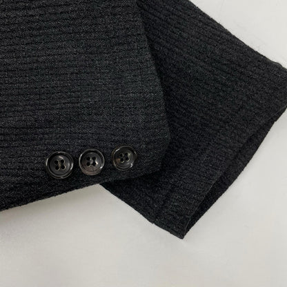 COMMEdesGARCONS HOMME コムデギャルソンオム 97AW HJ-040055・HP-04007M ブラック 素材切り替え 田中オム テーラードジャケット パンツ セットアップ スーツ セットアップ