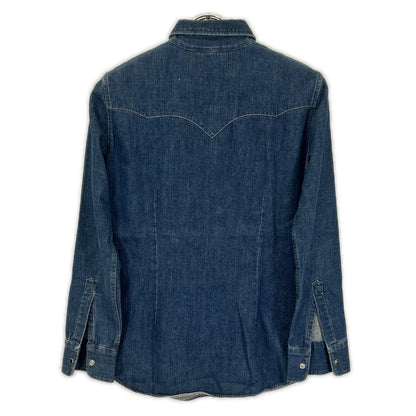 GOLDEN GOOSE ゴールデングース G23D021 インディゴ ボタンダウンカラー デニムシャツ トップス