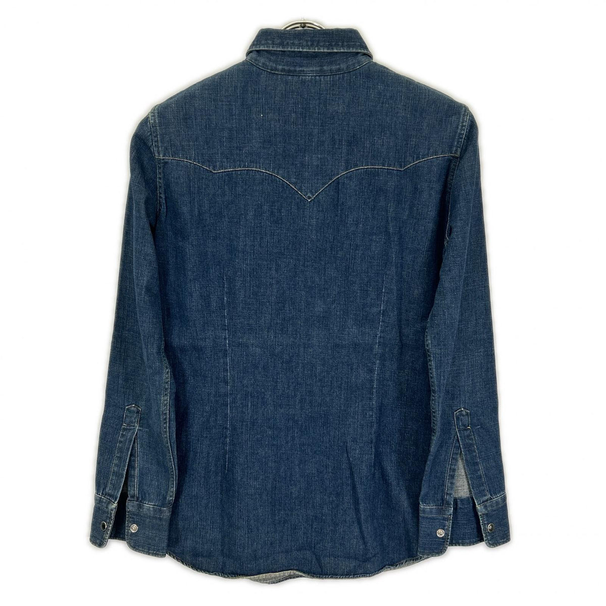 GOLDEN GOOSE ゴールデングース G23D021 インディゴ ボタンダウンカラー デニムシャツ トップス