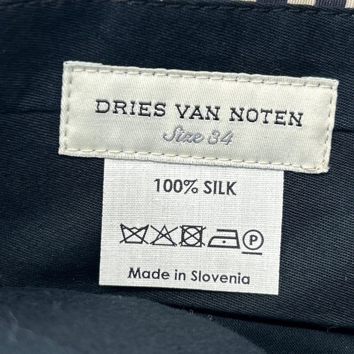 DRIES VAN NOTEN ドリスヴァンノッテン ブラック×ホワイト チェッカーフラッグ シルクショートパンツ ボトムス