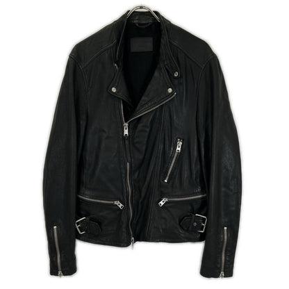 All Saints オールセインツ ブラック シープレザー ダブルライダース ジャケット ジャケット
