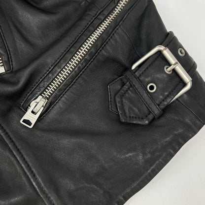 All Saints オールセインツ ブラック シープレザー ダブルライダース ジャケット ジャケット