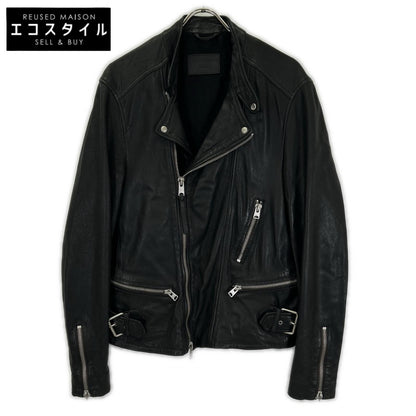 All Saints オールセインツ ブラック シープレザー ダブルライダース ジャケット ジャケット