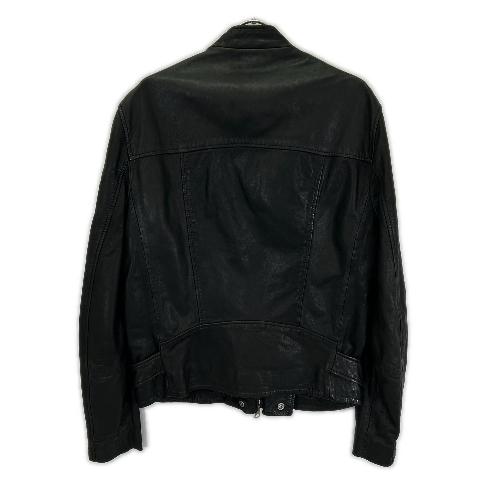 All Saints オールセインツ ブラック シープレザー ダブルライダース ジャケット ジャケット
