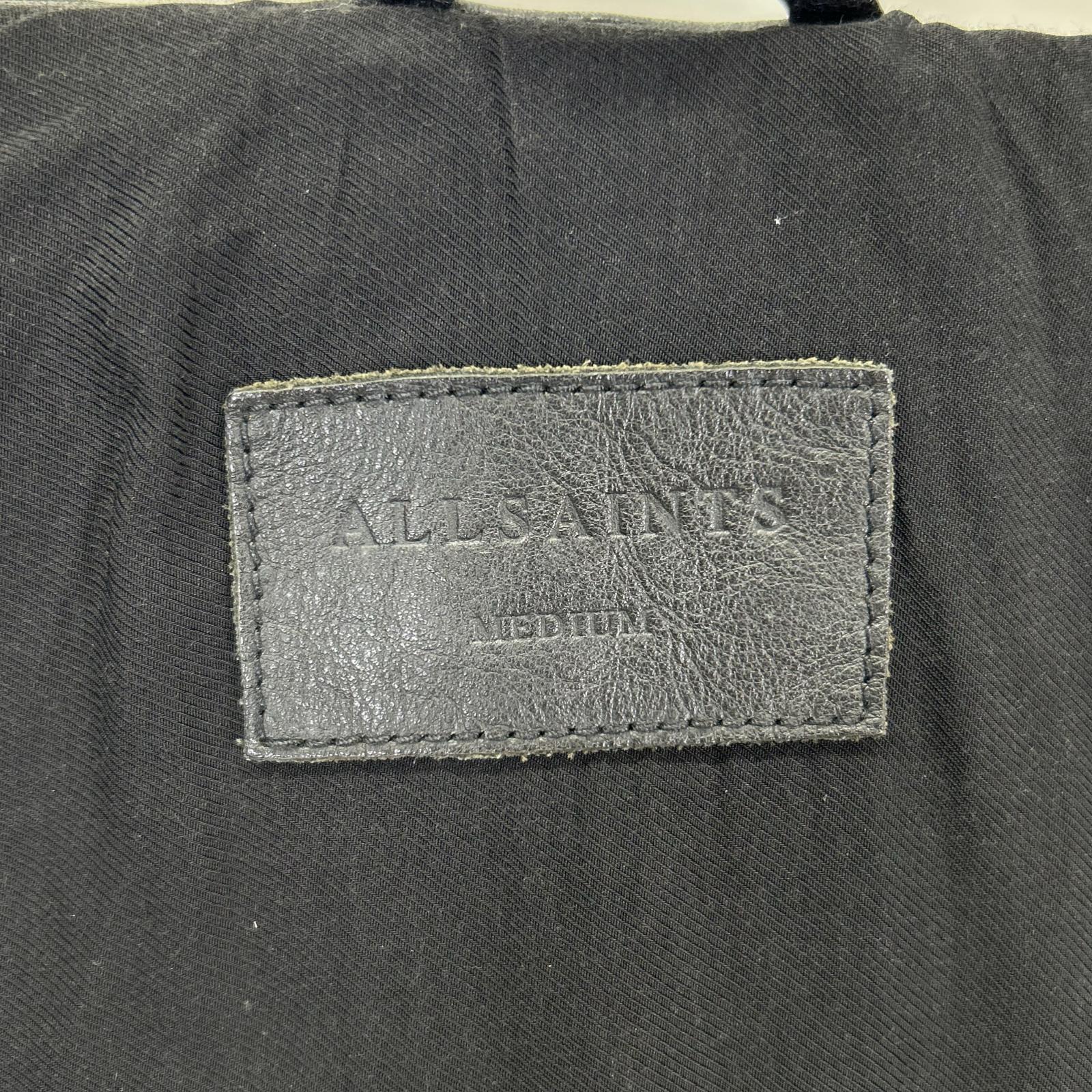 All Saints オールセインツ ブラック シープレザー ダブルライダース ジャケット ジャケット