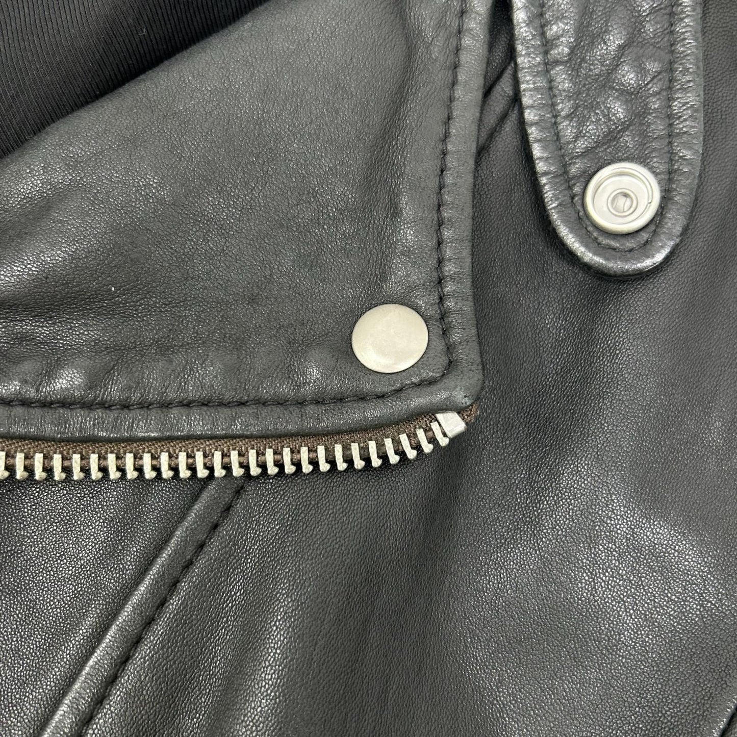 All Saints オールセインツ ブラック シープレザー ダブルライダース ジャケット ジャケット