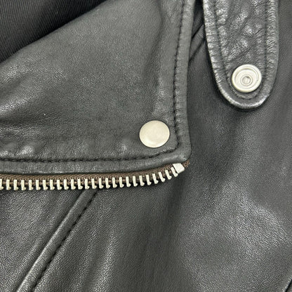 All Saints オールセインツ ブラック シープレザー ダブルライダース ジャケット ジャケット