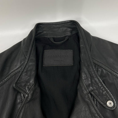 All Saints オールセインツ ブラック シープレザー ダブルライダース ジャケット ジャケット