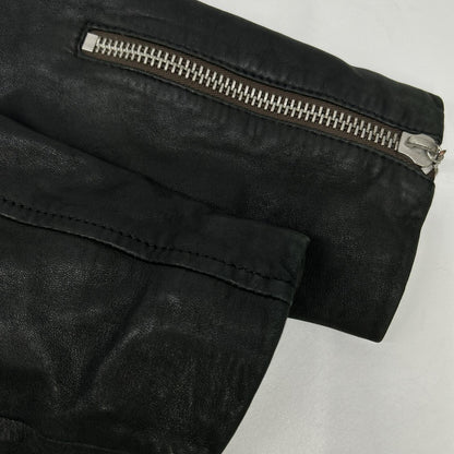 All Saints オールセインツ ブラック シープレザー ダブルライダース ジャケット ジャケット