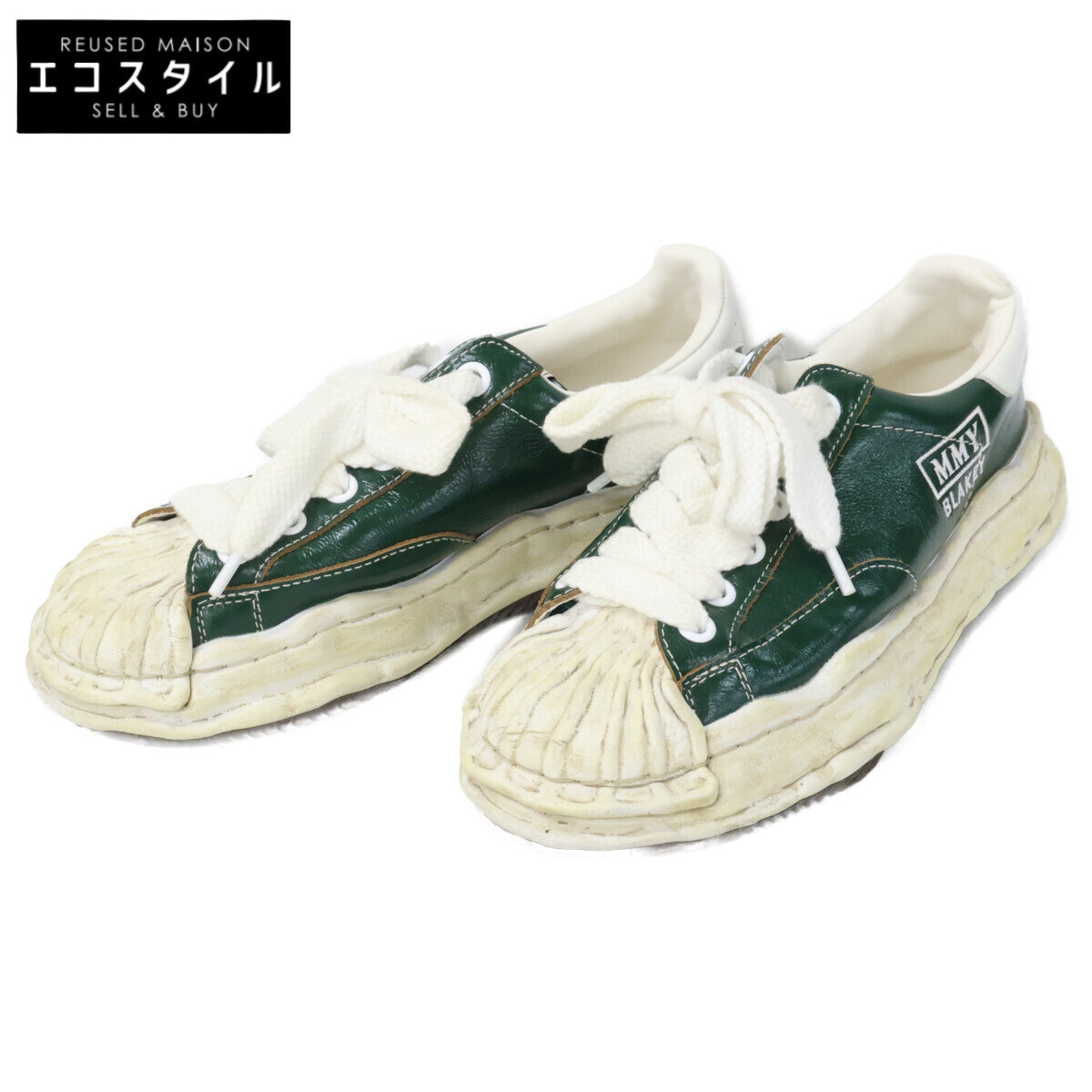 Maison MIHARA YASUHIRO メゾンミハラヤスヒロ 【美品】A14FW736-056 BLAKEY WRINKLE LT LO ローカットスニーカー シューズ