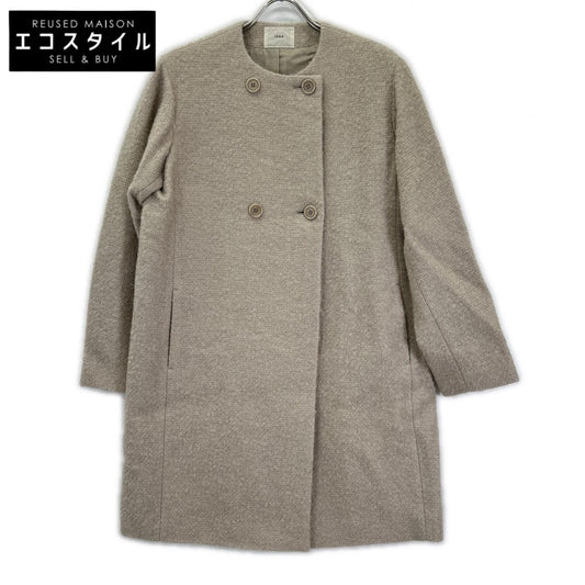 IENA イエナ 24AW ベージュ ウールモヘヤ カラーレス ループコート コート
