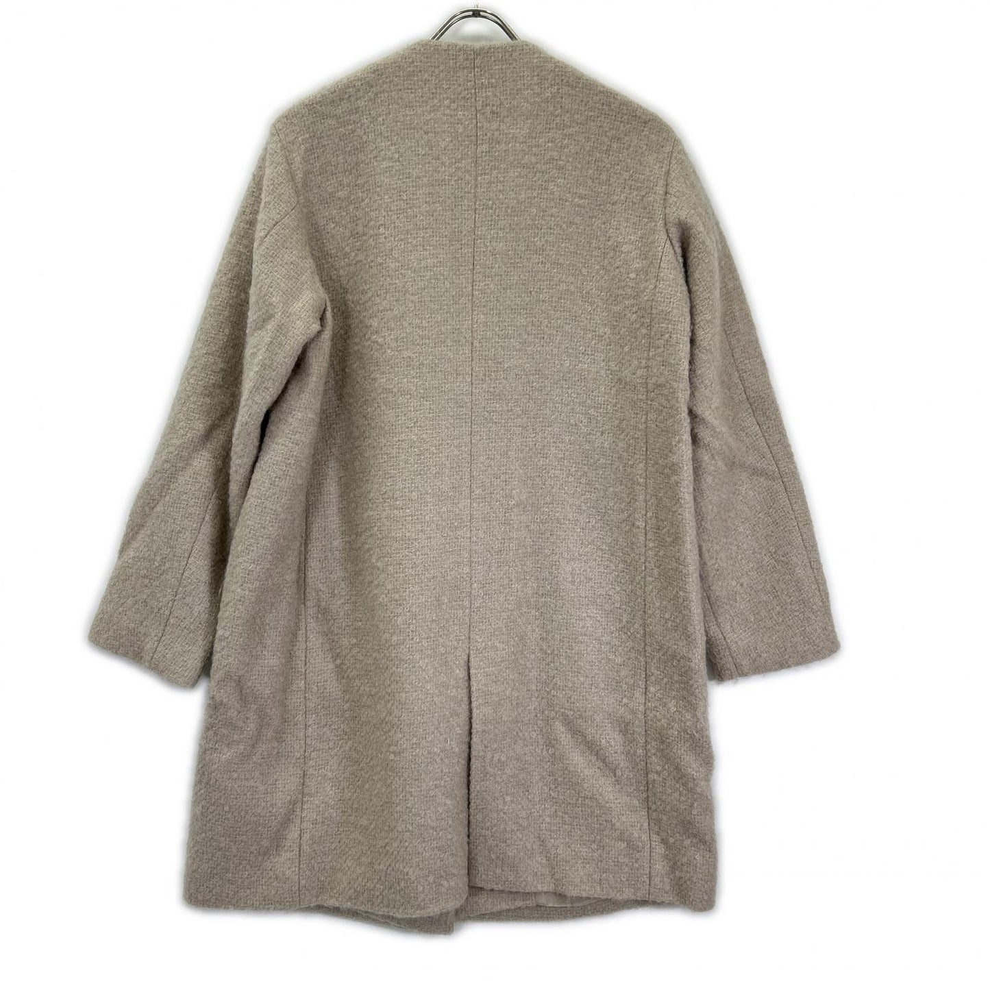 IENA イエナ 24AW ベージュ ウールモヘヤ カラーレス ループコート コート