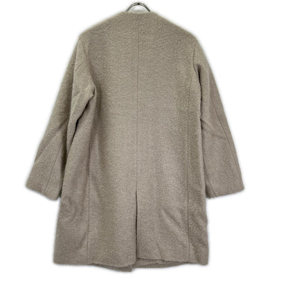 IENA イエナ 24AW ベージュ ウールモヘヤ カラーレス ループコート コート