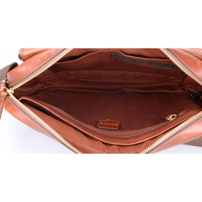 FOSSIL フォッシル クーリエ レザー ショルダーバッグ