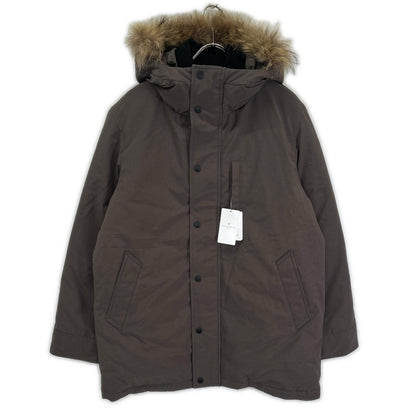 a day in the life UNITED ARROWS アデイインザライフ ユナイテッドアローズ ブラウン フェイクファー フルジップ ボタンダウンコート コート