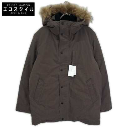 a day in the life UNITED ARROWS アデイインザライフ ユナイテッドアローズ ブラウン フェイクファー フルジップ ボタンダウンコート コート