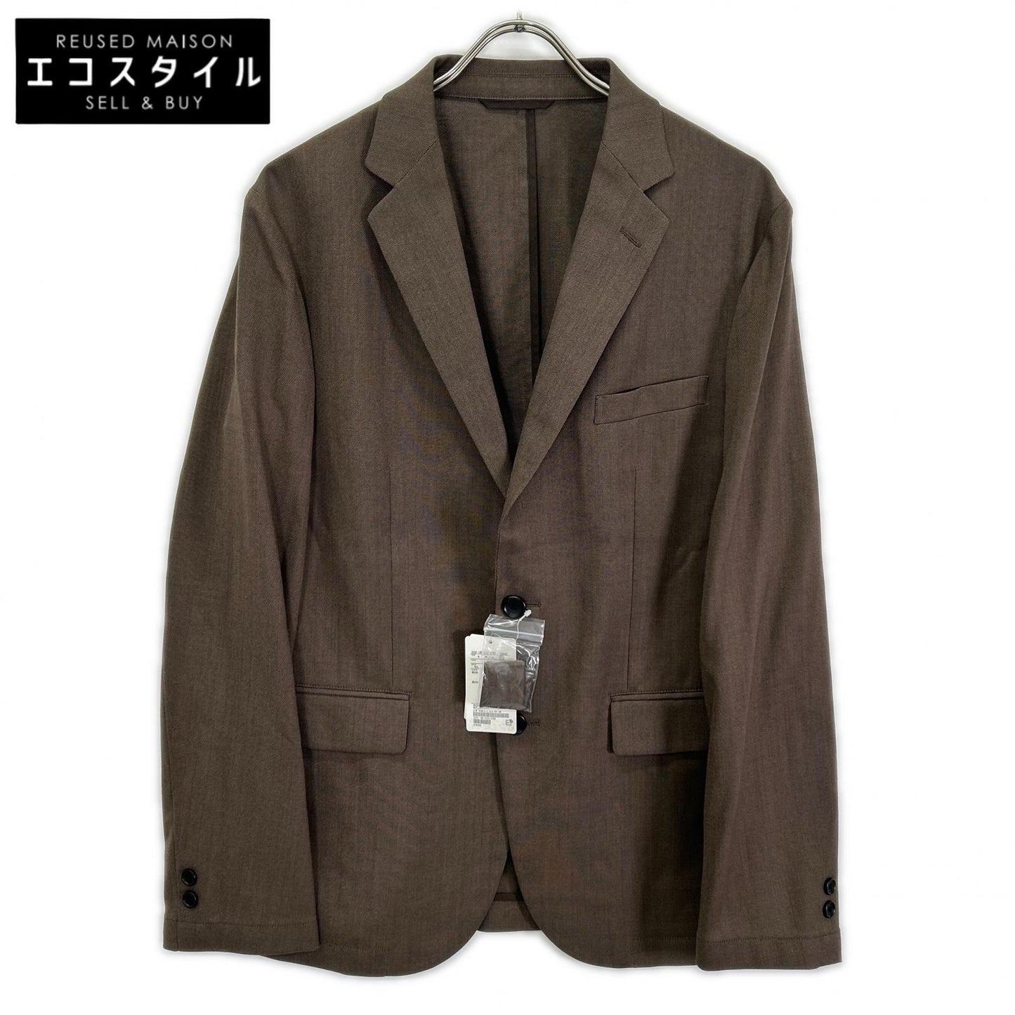 green label relaxing Green Label Relaxing 【×SOLOTEX】Brown Washable Hopsack NT 2B Jacket Jacket