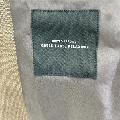 green label relaxing Green Label Relaxing 【×SOLOTEX】Brown Washable Hopsack NT 2B Jacket Jacket