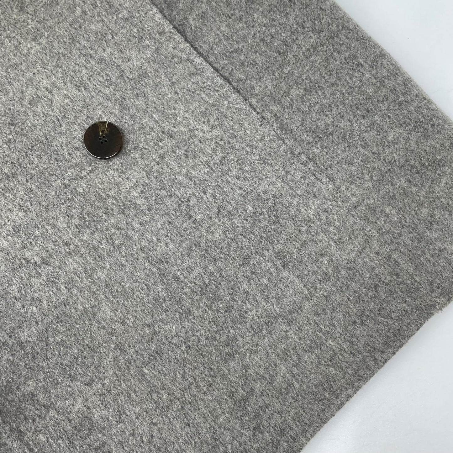 theory luxe セオリーリュクス グレー ウールカシミヤ New Motion Breton ダブルブレストコート コート