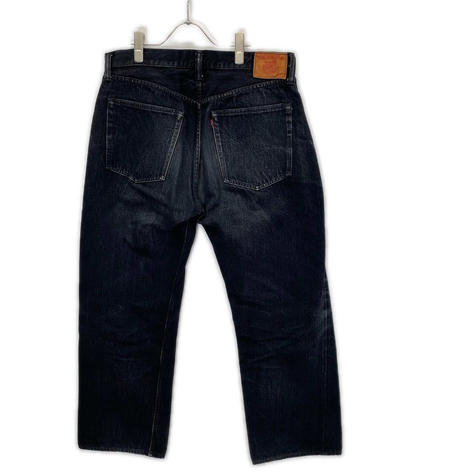 TCB JEANS&CO. ティーシービージーンズ 大戦モデル ブラック ネルポケット ボタンフライ 13,5oz Late S40's Jeans ボトムス