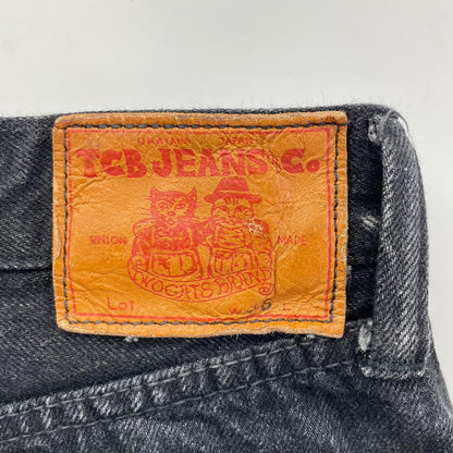 TCB JEANS&CO. ティーシービージーンズ 大戦モデル ブラック ネルポケット ボタンフライ 13,5oz Late S40's Jeans ボトムス