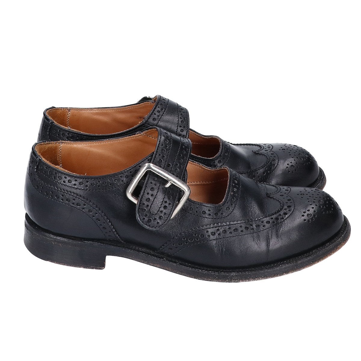 Tricker's トリッカーズ L6011 MARY JANE ウィングチップ レザーシューズ シューズ
