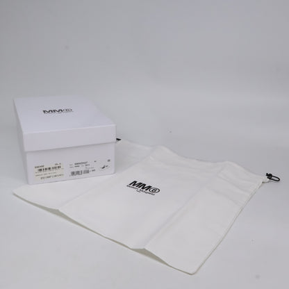 MM6 エムエムシックス 【美品】S66WZ0027 P5560 T8013 カレンダーロゴバンド スクエアトゥ サテン バレエ シューズ シューズ