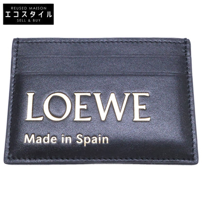 LOEWE ロエベ 【新品同様】CLE0322X01 0010946846 シャイニーナパカーフ エンボスロゴ カードケース