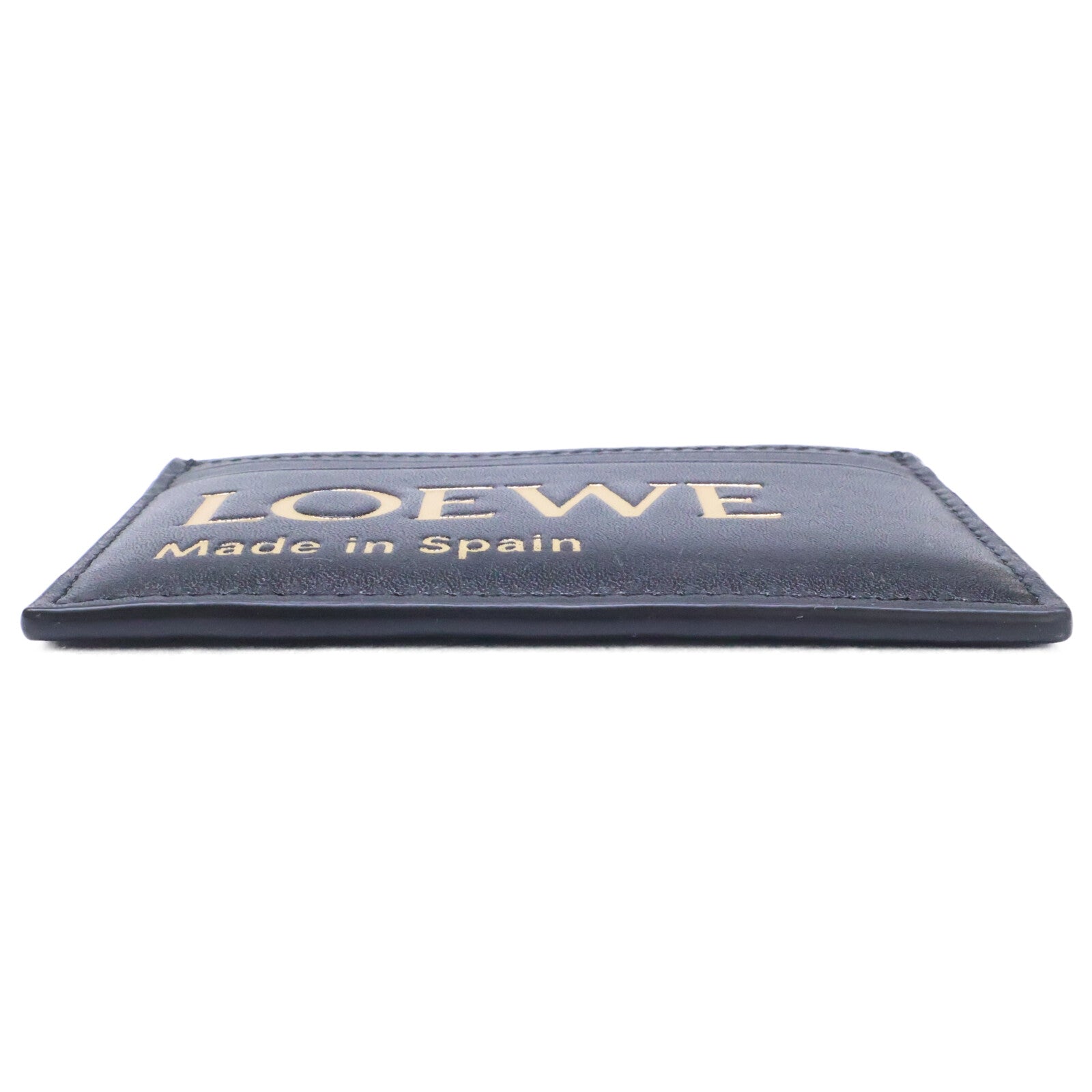 LOEWE ロエベ 【新品同様】CLE0322X01 0010946846 シャイニーナパカーフ エンボスロゴ カードケース