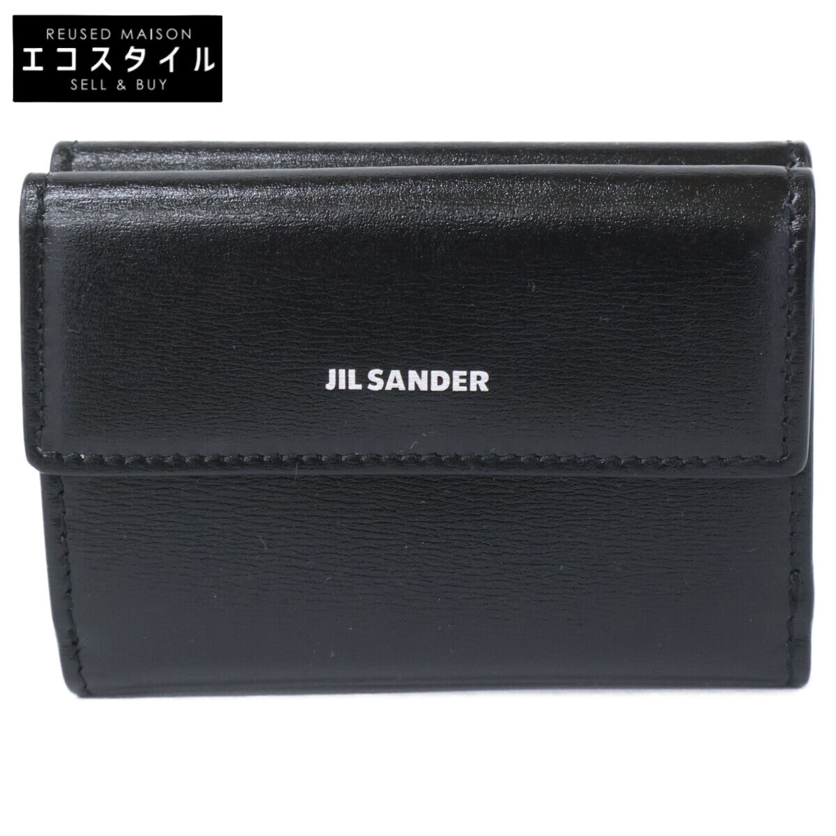 JILSANDER ジルサンダー 【美品】J07UI0009 P5073 001 BABY WALLET ベビーウォレット 三つ折り財布 三つ折り財布（小銭入れあり）