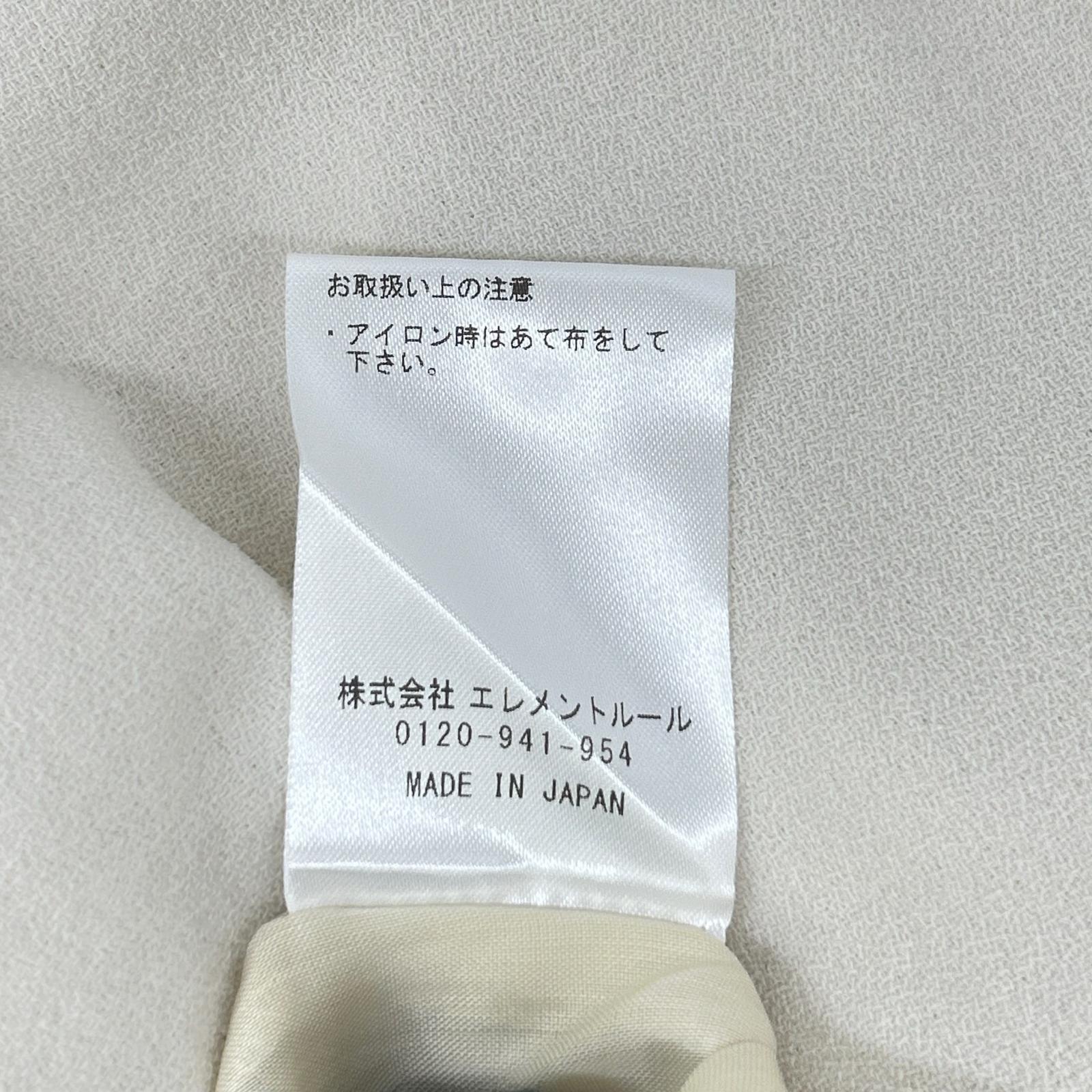 BRILL ブリル クリーム クルーネック長袖ワンピース ワンピース