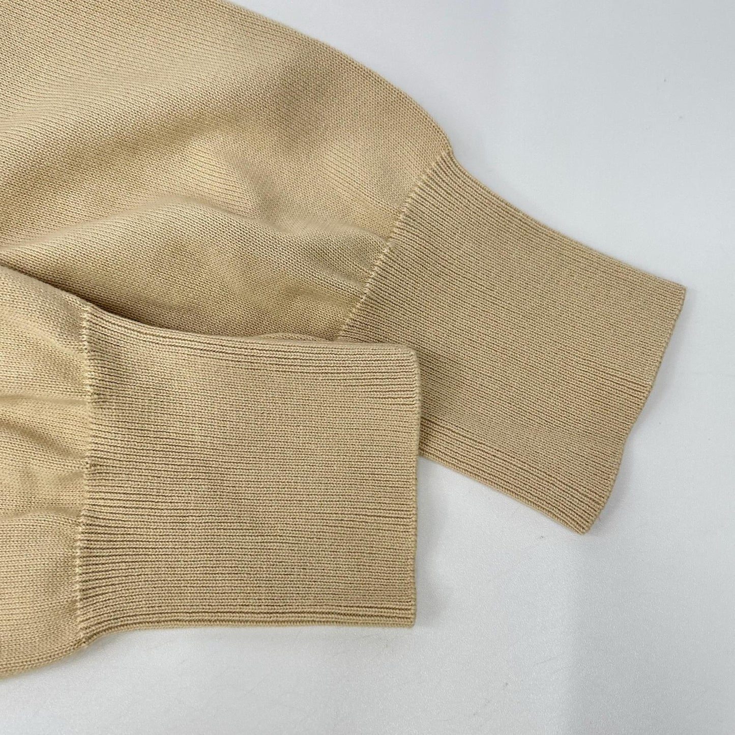 YLEVE YLEVE beige crew-neck knit dress