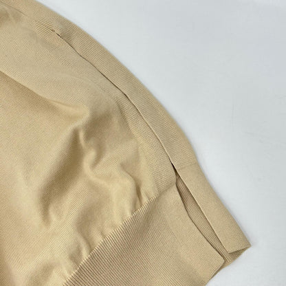 YLEVE YLEVE beige crew-neck knit dress