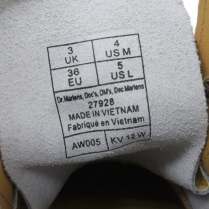 Dr.Martens ドクターマーチン 新品同様 ゴッホ ひまわり 1460 8ホールブーツ レディース イエロー UK 3 27928102 シューズ