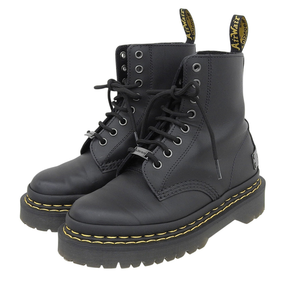Dr.Martens ドクターマーチン 美品 1460 BEX DS PLTD 8EYE BOOT 8ホールブーツ シューズ レディース レザー ブラック UK 4 27880001 シューズ