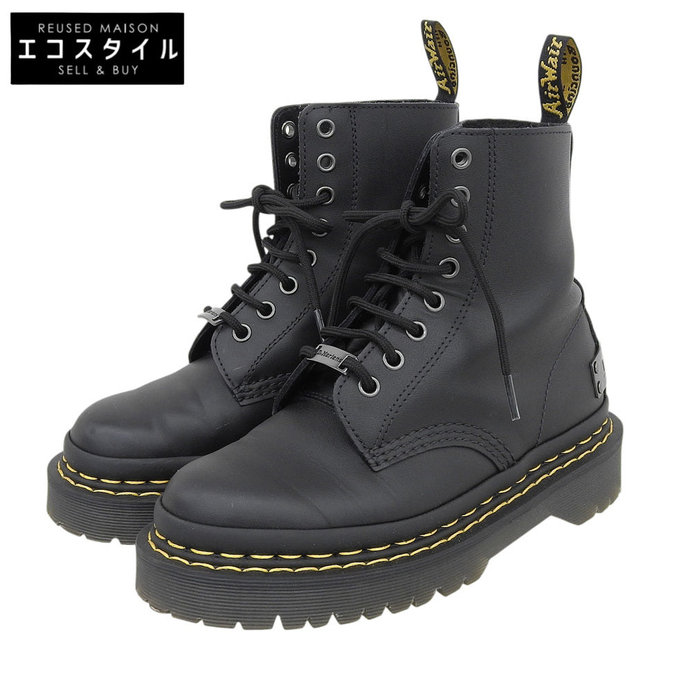 Dr.Martens ドクターマーチン 美品 1460 BEX DS PLTD 8EYE BOOT 8ホールブーツ シューズ レディース レザー ブラック UK 4 27880001 シューズ