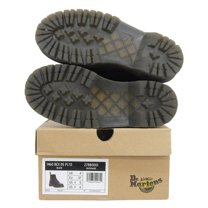 Dr.Martens ドクターマーチン 美品 1460 BEX DS PLTD 8EYE BOOT 8ホールブーツ シューズ レディース レザー ブラック UK 4 27880001 シューズ