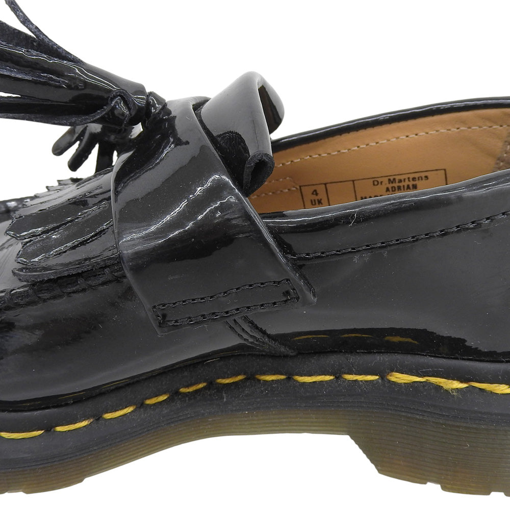 Dr.Martens ドクターマーチン 美品 ADRIAN TASSEL LOAFER / タッセルローファー シューズ レディース パテント ブラック UK 4 25261001 シューズ