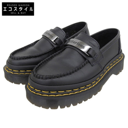 Dr.Martens ドクターマーチン 美品 PENTON BEX DS PLTD / ダブルステッチ プレート ローファー レディース ブラック UK 4 27876001 シューズ