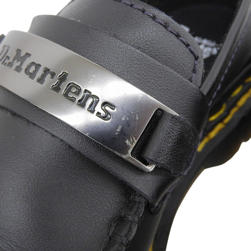 Dr.Martens ドクターマーチン 美品 PENTON BEX DS PLTD / ダブルステッチ プレート ローファー レディース ブラック UK 4 27876001 シューズ