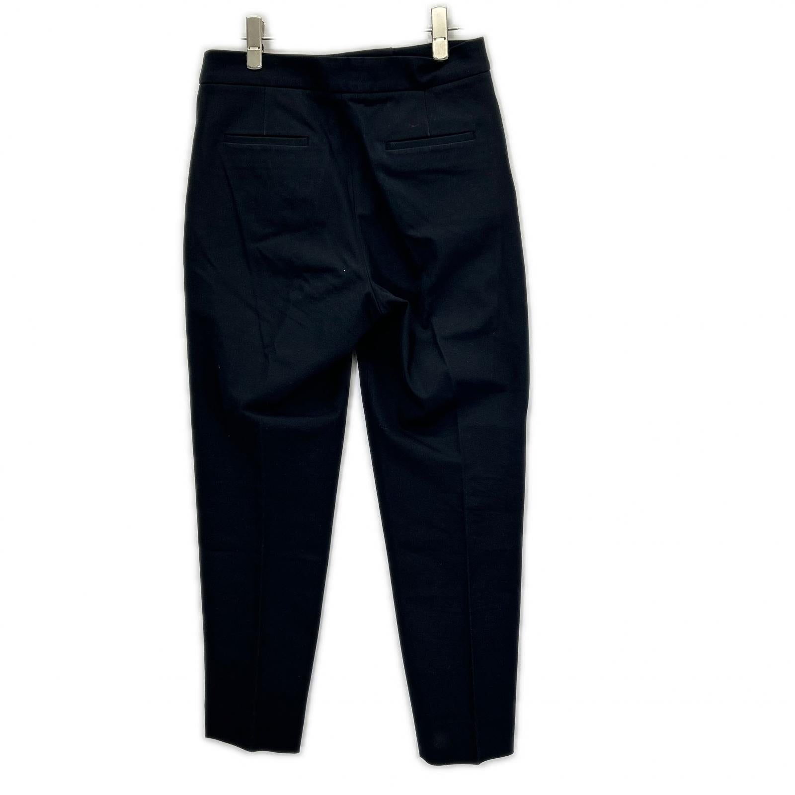 CalvinKlein カルバンクライン ブラック センタープレス シガレットパンツ ボトムス