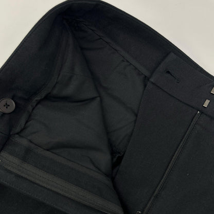 CalvinKlein カルバンクライン ブラック センタープレス シガレットパンツ ボトムス