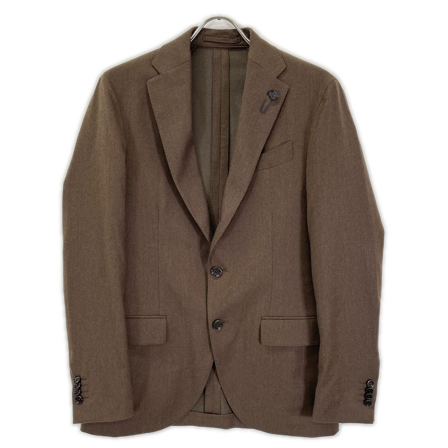 LARDINI ラルディーニ JY6107AQ ブラウン ウールカシミヤ ADVANCE/アドヴァンス 3B段返り シングルスーツ セットアップ スーツ セットアップ
