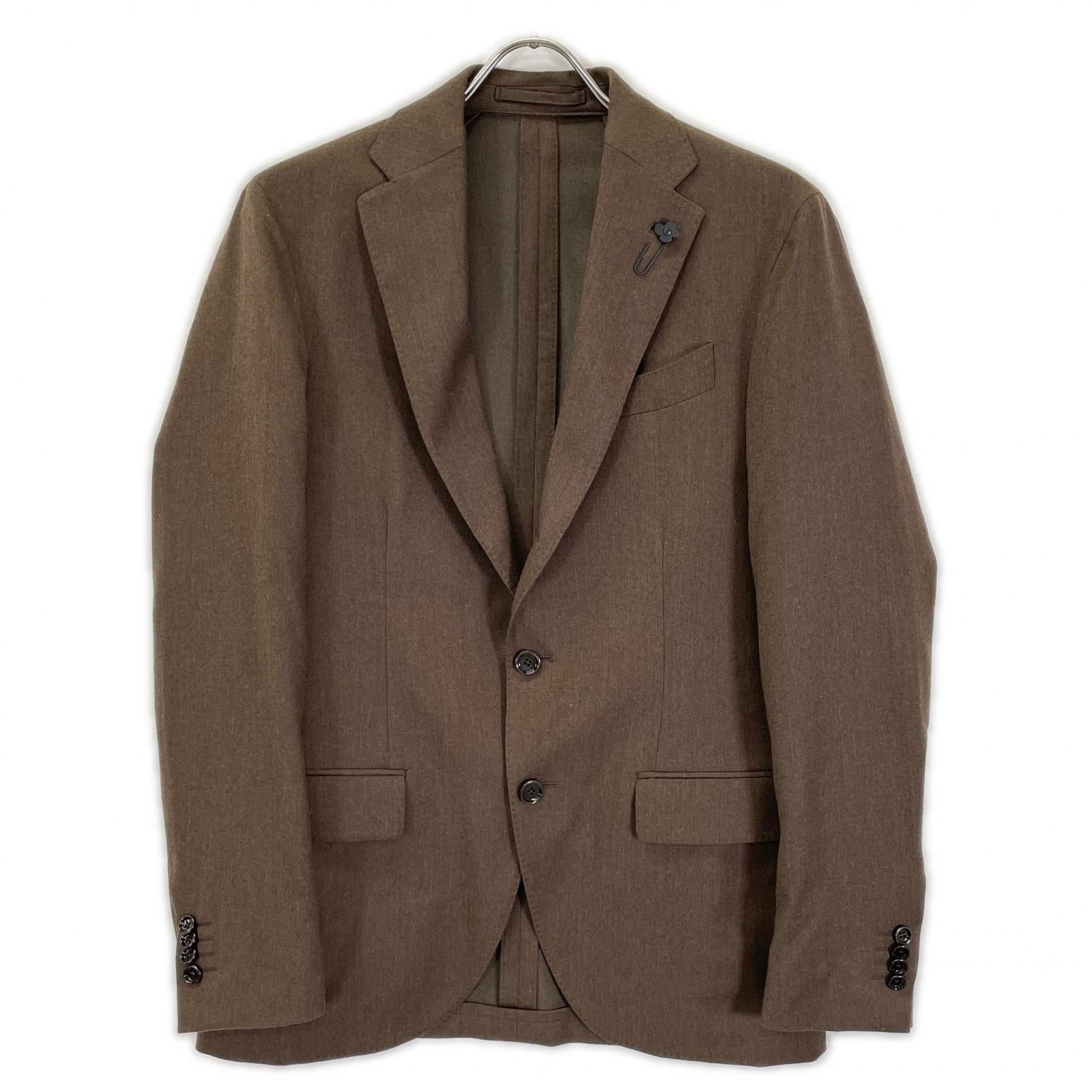 LARDINI ラルディーニ JY6107AQ ブラウン ウールカシミヤ ADVANCE/アドヴァンス 3B段返り シングルスーツ セットアップ スーツ セットアップ